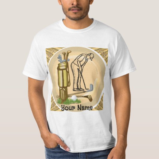 Old Golf Clubs T-Shirt (Vorderseite)