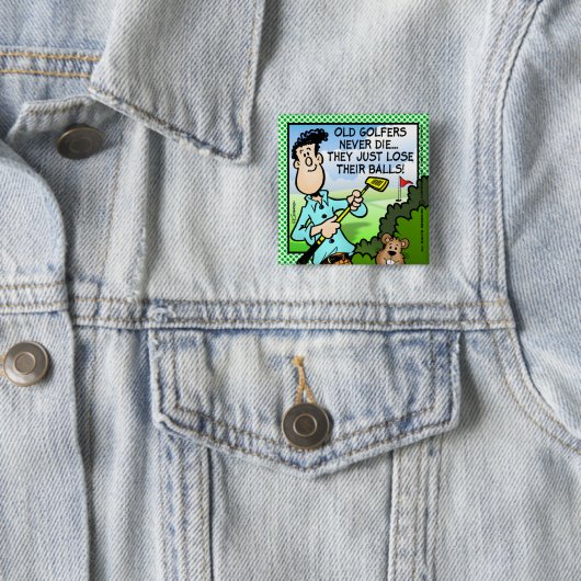 Old Golfer Button (Beispiel)