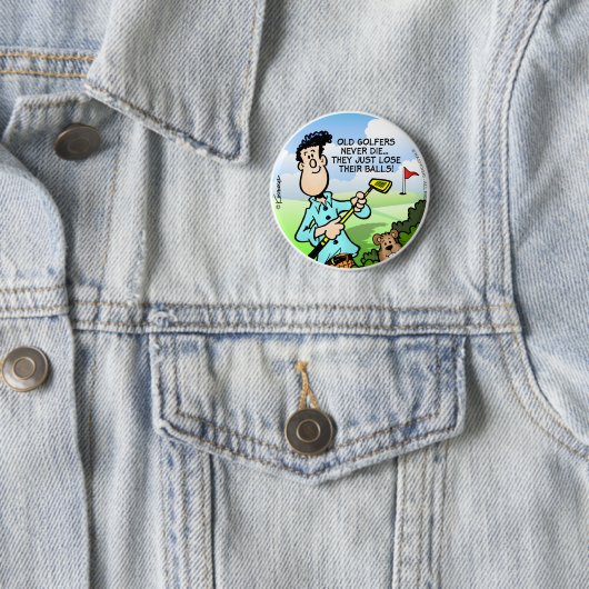 Old Golfer Button (Beispiel)