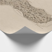 Old Grand Cayman Island Map (1836) Geschenkpapier (Ecke)