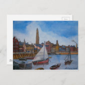 Old Greenock Harbour Postkarte (Vorne/Hinten)