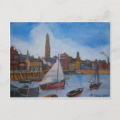 Old Greenock Harbour Postkarte (Vorderseite)