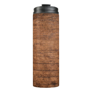 Old grunge dark textured wooden background, The su Thermosbecher