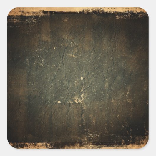 Old Grunge Paper Quadratischer Aufkleber (Vorderseite)