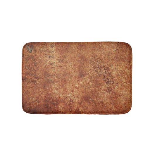 Old Grunge Rustikale Metallstruktur Badematte (Vorderseite)