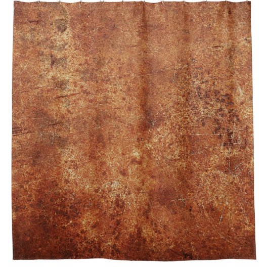 Old Grunge Rustikale Metallstruktur Duschvorhang (Vorderseite)