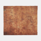 Old Grunge Rustikale Metallstruktur Fleecedecke (Vorderseite (Horizontal))