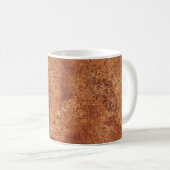 Old Grunge Rustikale Metallstruktur Kaffeetasse (VorderseiteRechts)