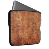 Old Grunge Rustikale Metallstruktur Laptopschutzhülle (Vorne Rechts)