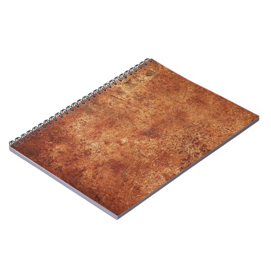 Old Grunge Rustikale Metallstruktur Notizblock (Linke Seite)