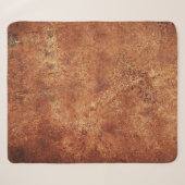 Old Grunge Rustikale Metallstruktur Sherpadecke (Vorderseite (Horizontal))