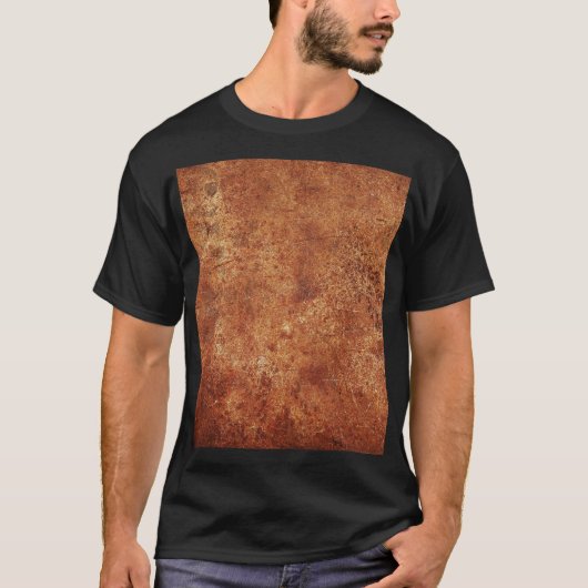 Old Grunge Rustikale Metallstruktur T-Shirt (Vorderseite)