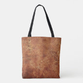 Old Grunge Rustikale Metallstruktur Tasche (Rückseite)