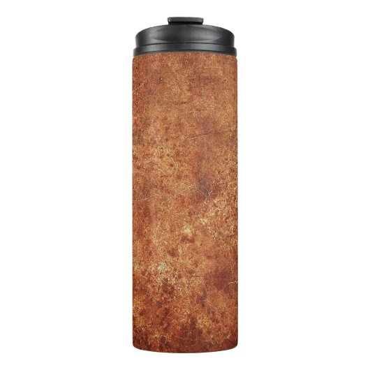 Old Grunge Rustikale Metallstruktur Thermosbecher (Vorderseite)