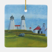 Old Gurnet Leuchtturm Ornament (Rückseite)