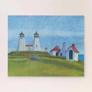Old Gurnet Lighthouses 520er Puzzle