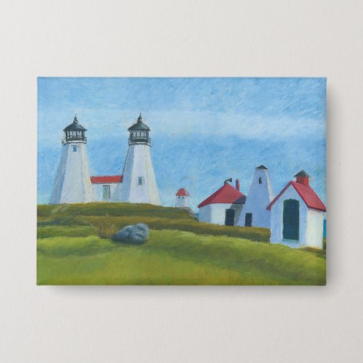 Old Gurnet Lighthouses Button (Vorderseite)