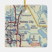 Old Haines City Florida Keramikornament (Vorderseite)