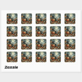 Old Halloween Art Stickers (Blatt)