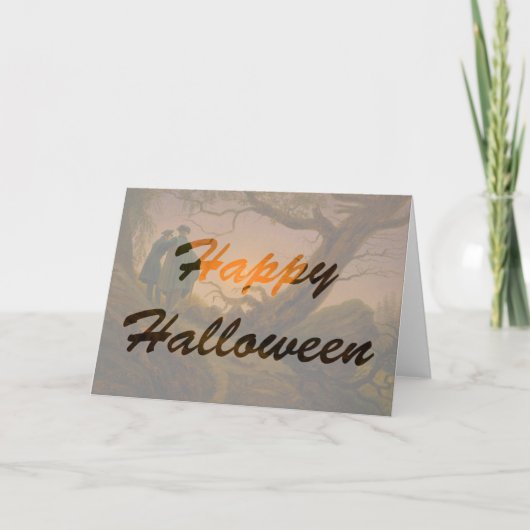 Old Halloween Karte (Vorderseite)
