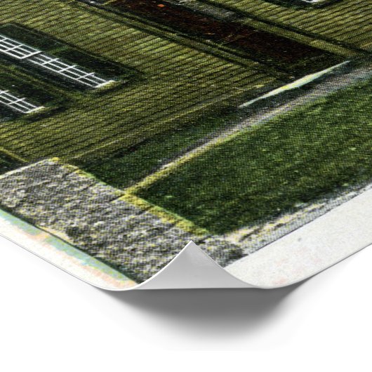 Old Hancock Clark House View # 2 Poster (Ecke)