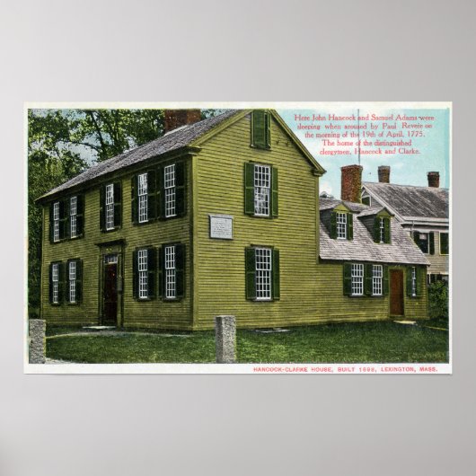 Old Hancock Clark House View # 2 Poster (Vorne)