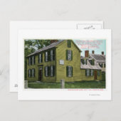 Old Hancock Clark House View # 2 Postkarte (Vorne/Hinten)