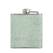 Old handwriting love letters faded antike script flachmann (Rückseite)