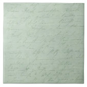 Old handwriting love letters faded antike script fliese (Vorderseite)