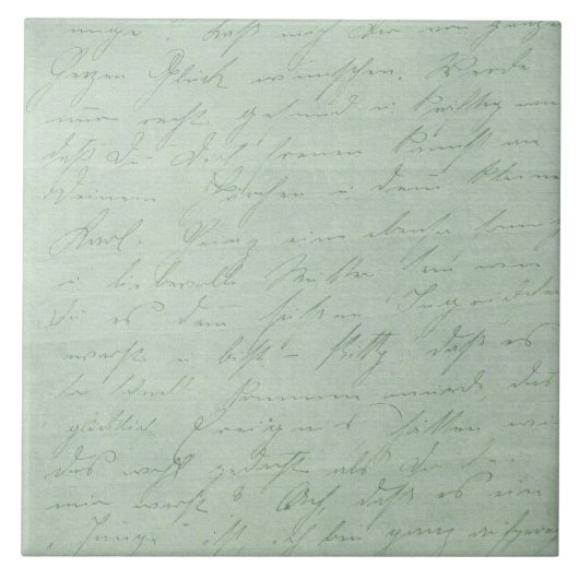 Old handwriting love letters faded antike script fliese (Vorderseite)