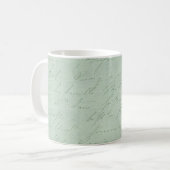 Old handwriting love letters faded antike script kaffeetasse (Vorderseite Links)