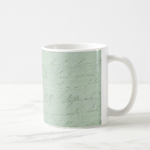 Old handwriting love letters faded antike script kaffeetasse
