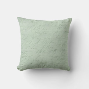 Old handwriting love letters faded antike script kissen