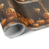 Old Happy Halloween Zuhause Collection Geschenkpapier (Rolleneckpunkt)