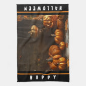 Old Happy Halloween Zuhause Collection Geschirrtuch (Vertikal)
