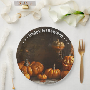 Old Happy Halloween Zuhause Collection Pappteller
