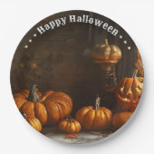 Old Happy Halloween Zuhause Collection Pappteller (Vorderseite)
