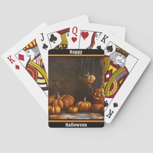 Old Happy Halloween Zuhause Collection Spielkarten (Rückseite)