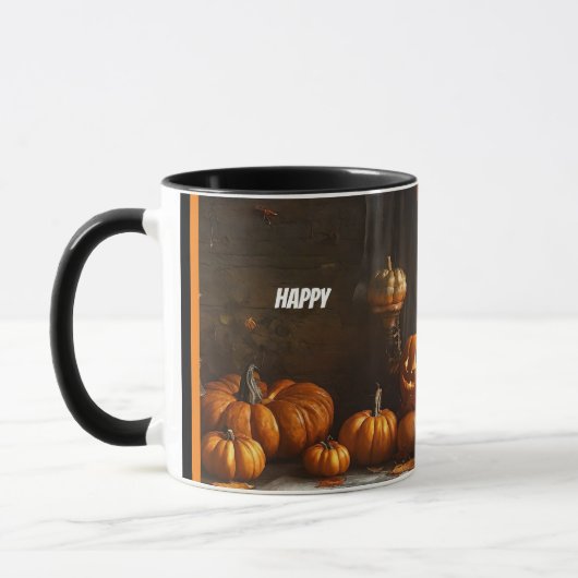 Old Happy Halloween Zuhause Collection Tasse (Links)