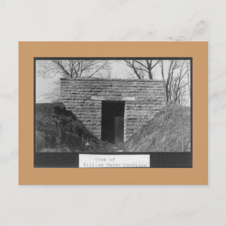 Old Harrison Tomb Postcard Postkarte
