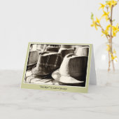 Old Hats Blank Grußkarte Karte (Gelbe Blume)