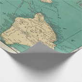 Old Hawaii Map (1924) Wrapping Paper Geschenkpapier (Ecke)