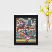 Old Head Basketball Player Print Karte (Gelbe Blume)