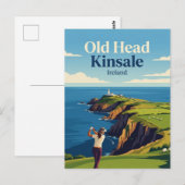 Old Head Kinsale Irland Postkarte (Vorne/Hinten)