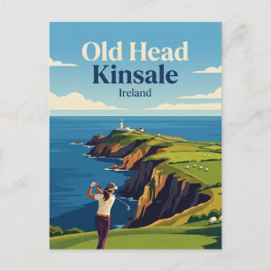 Old Head Kinsale Irland Postkarte
