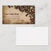 Old Hessian Coffee Bean Foto - Visitenkarte (Vorne/Hinten)