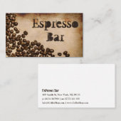 Old Hessian Espresso Bar - Visitenkarte (Vorne/Hinten)