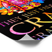 Old Hipes Don't Die They Just Fade Into Crazy Gran Poster (Ecke)