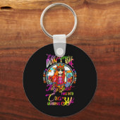 Old Hipes Don't Die They Just Fade Into Crazy Gran Schlüsselanhänger (Vorderseite)