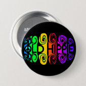 OLD HIPPIE-Taste Button (Vorne & Hinten)